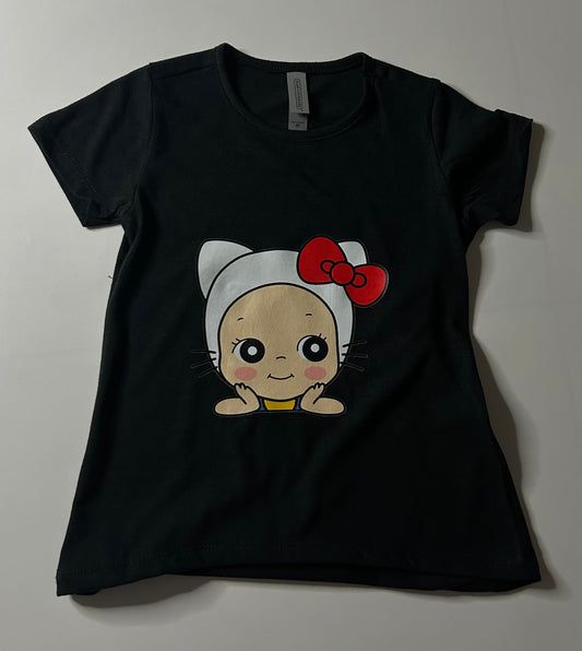 {Black}Hello Kitty Sonny Angels Toddlers Shirt